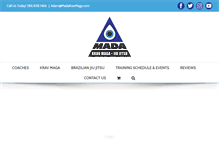 Tablet Screenshot of madakravmaga.com